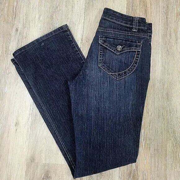 Nine West Slightly Curvy Boot Cut Jeans Size 2 - Picture 3 of 9